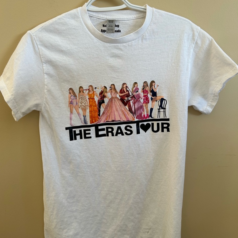 White The Eras tour T-Shirt
